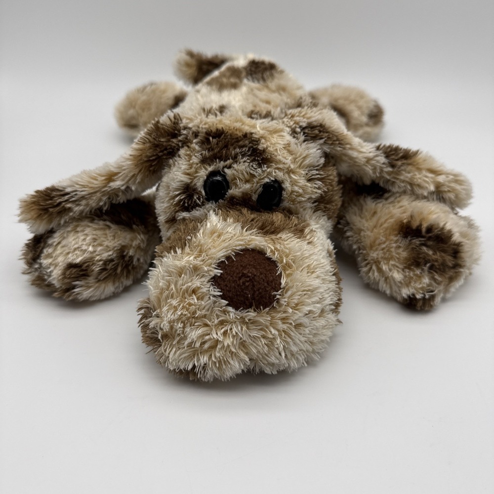 Aurora People Pals Brown Spotted Floppy Puppy Dog Plush Stuffed Animal 12''